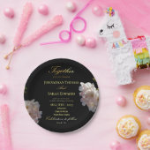 Elegante Black and Gold Wedding Paper Teller (Party)