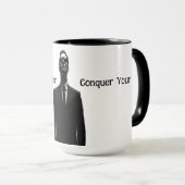Elegante Black Anzug Man Kaffee Tasse - Stilvolles (VorderseiteRechts)