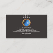 Elegante Black Arrow Logistics Visitenkarte (Rückseite)