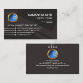 Elegante Black Arrow Logistics Visitenkarte (Vorne/Hinten)