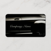 Elegante Black Automotive Business Card Visitenkarte (Vorderseite)