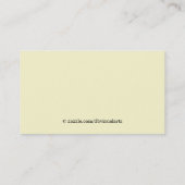 Elegante Black Brocade-Grenz-Visitenkarte Visitenkarte (Rückseite)