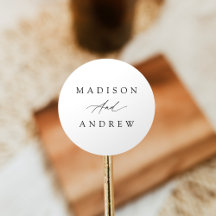 Elegante Black Calligraphy Wedding
