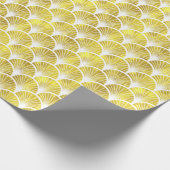 Elegante Black Gold Art Deco Arches #1 DIY BG Geschenkpapier (Ecke)