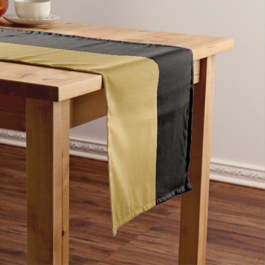 Elegante Black & Gold Boat Anchor Moderne Design F Kurzer Tischläufer (Beispiel)