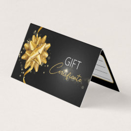 Elegante Black Gold Bow Klassik Luminous Geschenkk