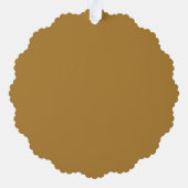 Elegante Black Gold Custom Company Weihnachten Ornament Karte (Rückseite)