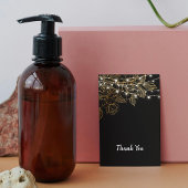 Elegante Black Gold-Engagement-Party einladen Einladung