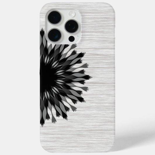 Elegante Black Lotus Blume Wood Stilvoll floral Case-Mate iPhone Hülle (Rückseite)