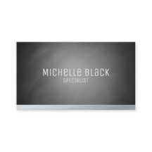Elegante Black Ombre Chalkboard Business Cards