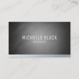 Elegante Black Ombre Chalkboard Business Cards Visitenkarte