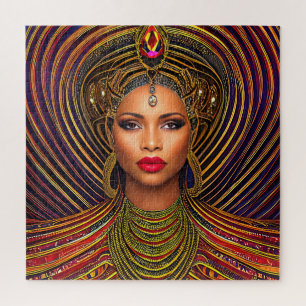 Elegante Black Queen: Art Black History Monte Puzzle
