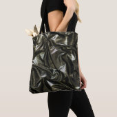 Elegante Black Satin Look Tasche (Von Nahem)