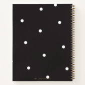 Elegante Black Spot Paare Neu Rezept Notizblock (Rückseite)