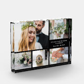 Elegante Black Wedding Fotoblock (Links)