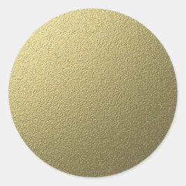 Elegante Blank Gold Glitzer Siegel Runder Aufkleber