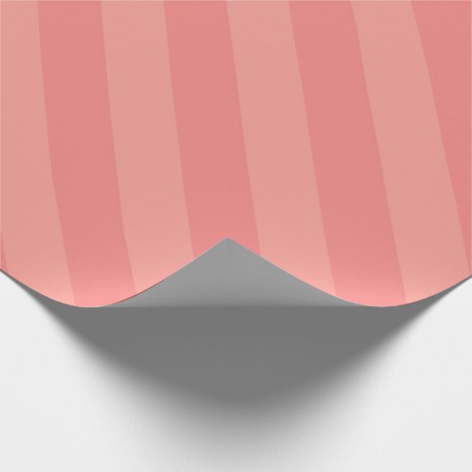 Elegante Blank Simple Template Peach Tones Geschenkpapier (Ecke)