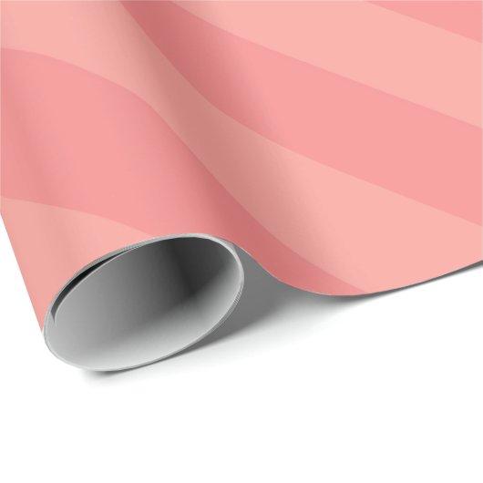 Elegante Blank Simple Template Peach Tones Geschenkpapier (Rolleneckpunkt)