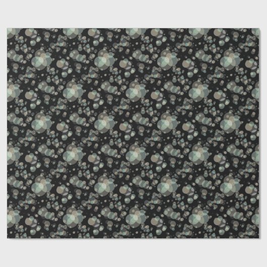 Elegante Blasen irgendeine Farbe Geschenkpapier (Flach)