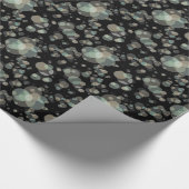 Elegante Blasen irgendeine Farbe Geschenkpapier (Ecke)