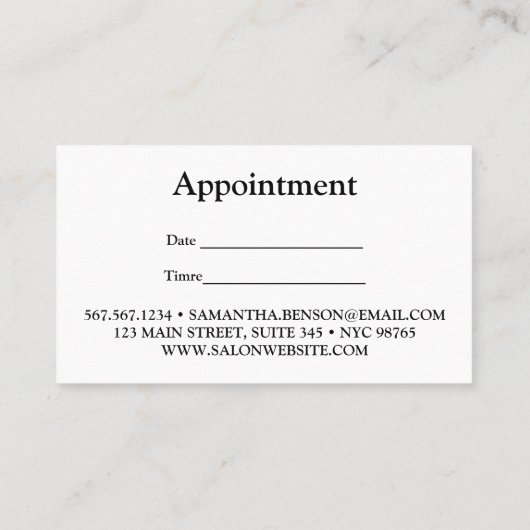 Elegante Bläsernavy Blauer Strahlerblut Terminkarte (Rückseite)