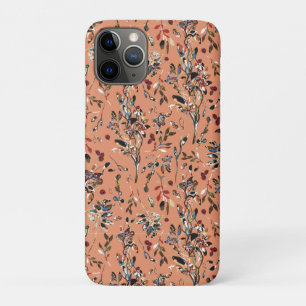 Elegante Blätter Berries Orange Wasserfarben Case-Mate iPhone Hülle