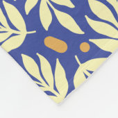 Elegante Blätter Fleece Blanket, kleine 30" x 40" (Ecke)