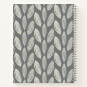 Elegante Blätter im Herbst Notizblock (Rückseite)