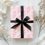 Elegante Blätter in Pastellfarben Pink<br><div class="desc">Mit unseren eleganten, pastelfarbenen Blätter in weißer Farbe, die Papierblätter umhüllen, verwöhnen Sie Ihre Geschenke mit traumhafter Eleganz! Dieses Verpackungspapier mit einem zarten botanischen Design in sanften Pastellfarben ist ideal, um Ihren Geschenken eine romantische Touch hinzuzufügen. Ob Hochzeit, Babydusche oder besondere Anlass, die eleganten Aquarellfarben-Blätter sorgen für ein helles, anmutiges...</div>