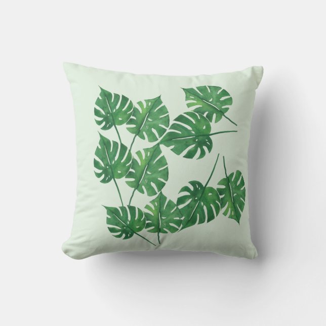 Elegante Blätter Piazza della Riforma - Nature Ins Kissen (Vorderseite)