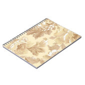 Elegante Blätter Spiral Notebook Notizblock (Linke Seite)