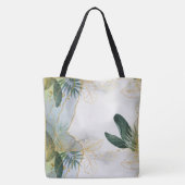 Elegante Blätter Tasche (Rückseite)