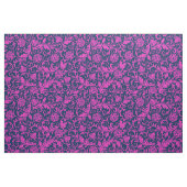 Elegante Blau- und Hot-Pink-Damaskus Stoff (Yard (91,4 cm))