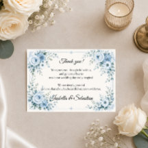 Elegante blaue florale Hochzeit