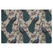 Elegante blaue Friedenstruppen an den Zweigen der  Stoff (Fat Quarter (45,7 x 55,9 cm))