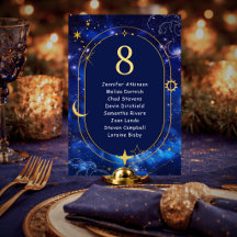 Elegante blaue Hochzeitssitze