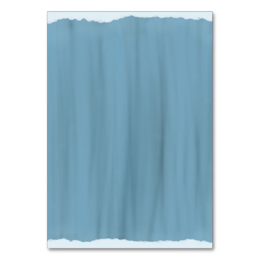 Elegante, blaue Imitate - Hochzeitslackierung Tischnummer (Rückseite)