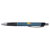 Elegante Blaue personalisierte Waben Stift (Unterseite)