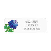 Elegante Blaue Rose (Vorne)