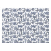 Elegante Blaue Rustikale Pferde Tischdecke (Vorderseite (Horizontal))