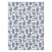 Elegante Blaue Rustikale Pferde Tischdecke (Vorderseite)