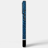 Elegante blaue Schlange, Kunst der Natur Case-Mate iPhone Hülle (Rückseite / Links)