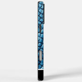 Elegante blaue Schlange, Kunst der Natur Case-Mate iPhone Hülle (Rückseite / Rechts)