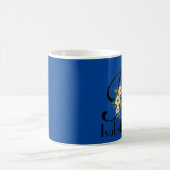 Elegante blaue Tasse (Mittel)
