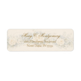 Elegante blaue und weiße Blumenhochzeit