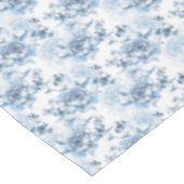 Elegante blaue und weiße Gravitation Tischdecke (Schrägansicht)