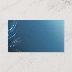 Elegante blaue Visitenkarte