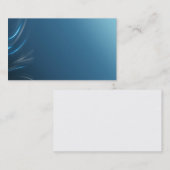 Elegante blaue Visitenkarte (Vorne/Hinten)