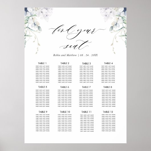 Elegante Bliss, Hochzeitssymbole Poster (Vorne)