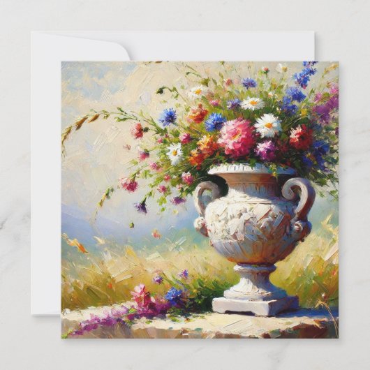 Elegante Blooms Geburtstagseinladung (Vorderseite)